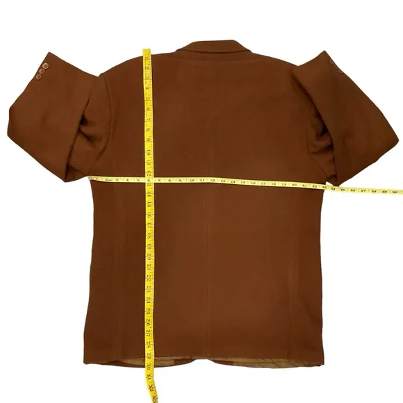 Vintage Boulevard Club Men’s Blazer Brown Sports Coat Wool Cashmere Size… - Picture 14 of 16